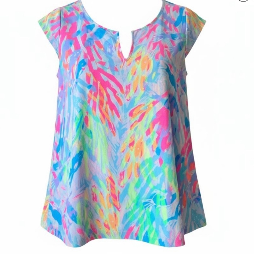 NWOT Lilly Pulitzer Shelley Cap sleeve top size small